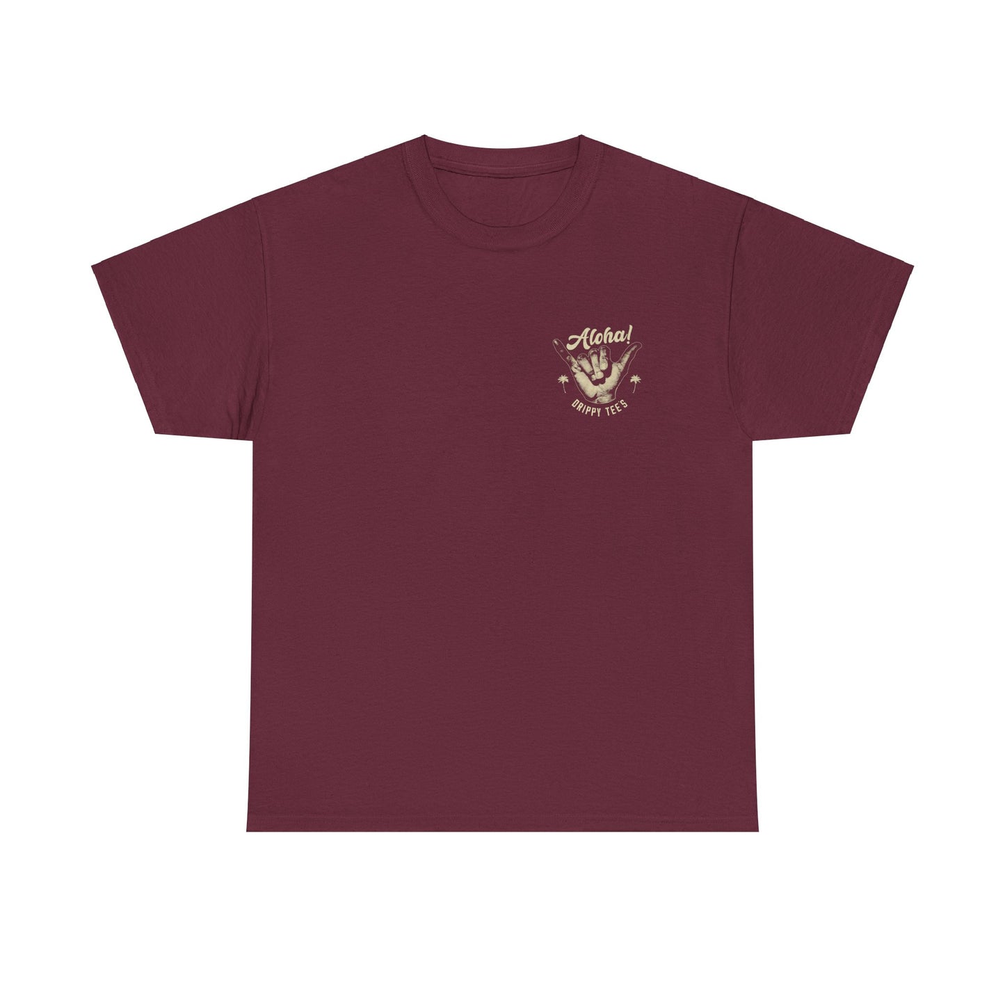 Drippy Tee's Aloha Shirt Unisex Heavy Cotton Tee