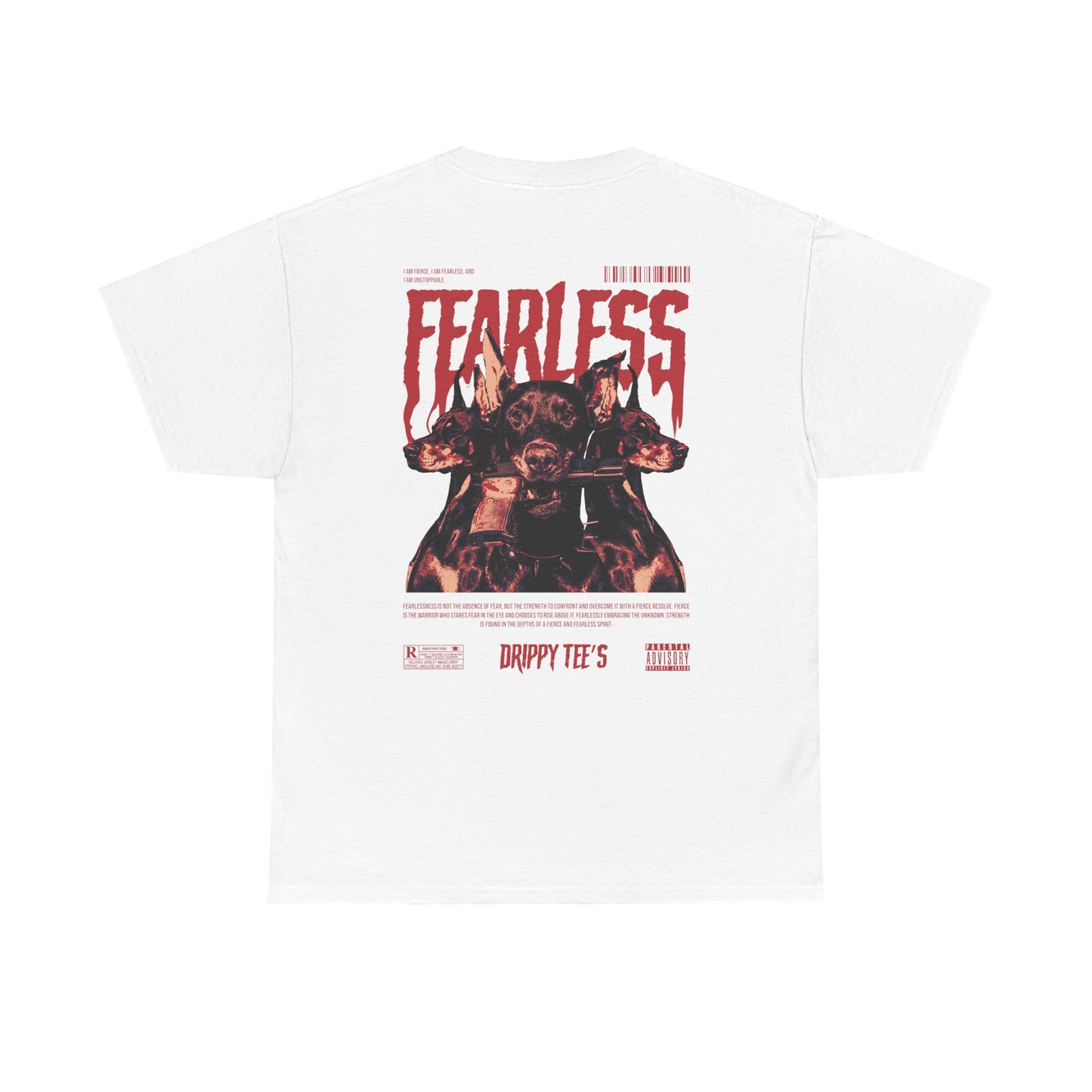Drippy Tee's Fearless Unisex Heavy Cotton Tee