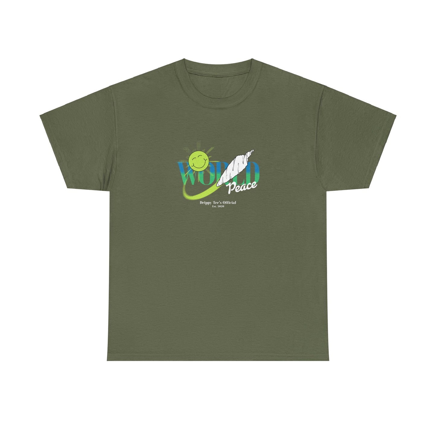 Drippy Tee's World Peace Unisex Heavy Cotton Tee