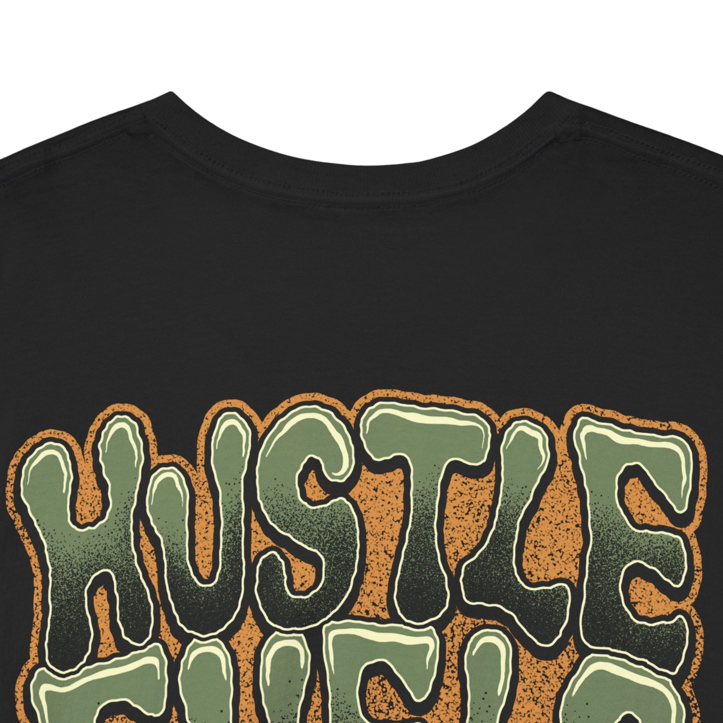 Drippy Tee's Hustle Fuels Dreams Unisex Heavy Cotton Tee