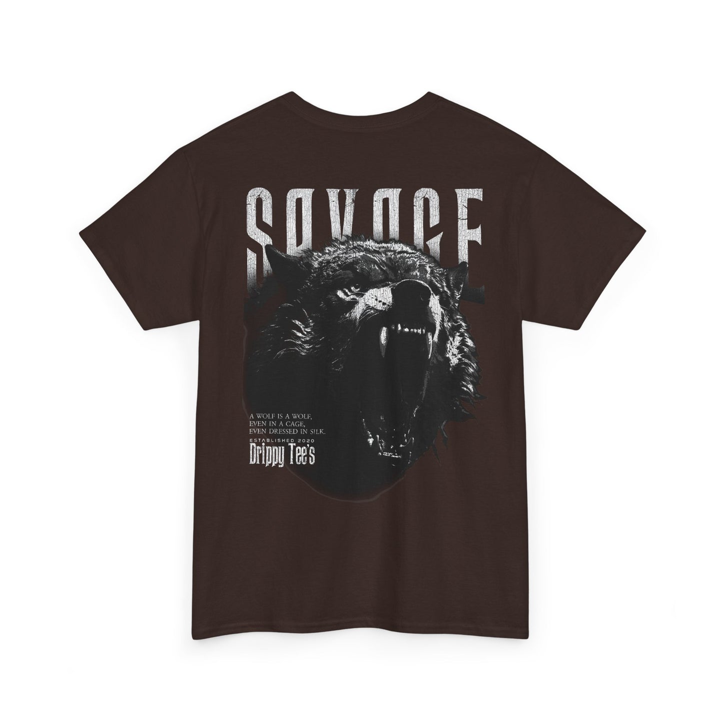 Drippy Tee's Savage Unisex Heavy Cotton Tee