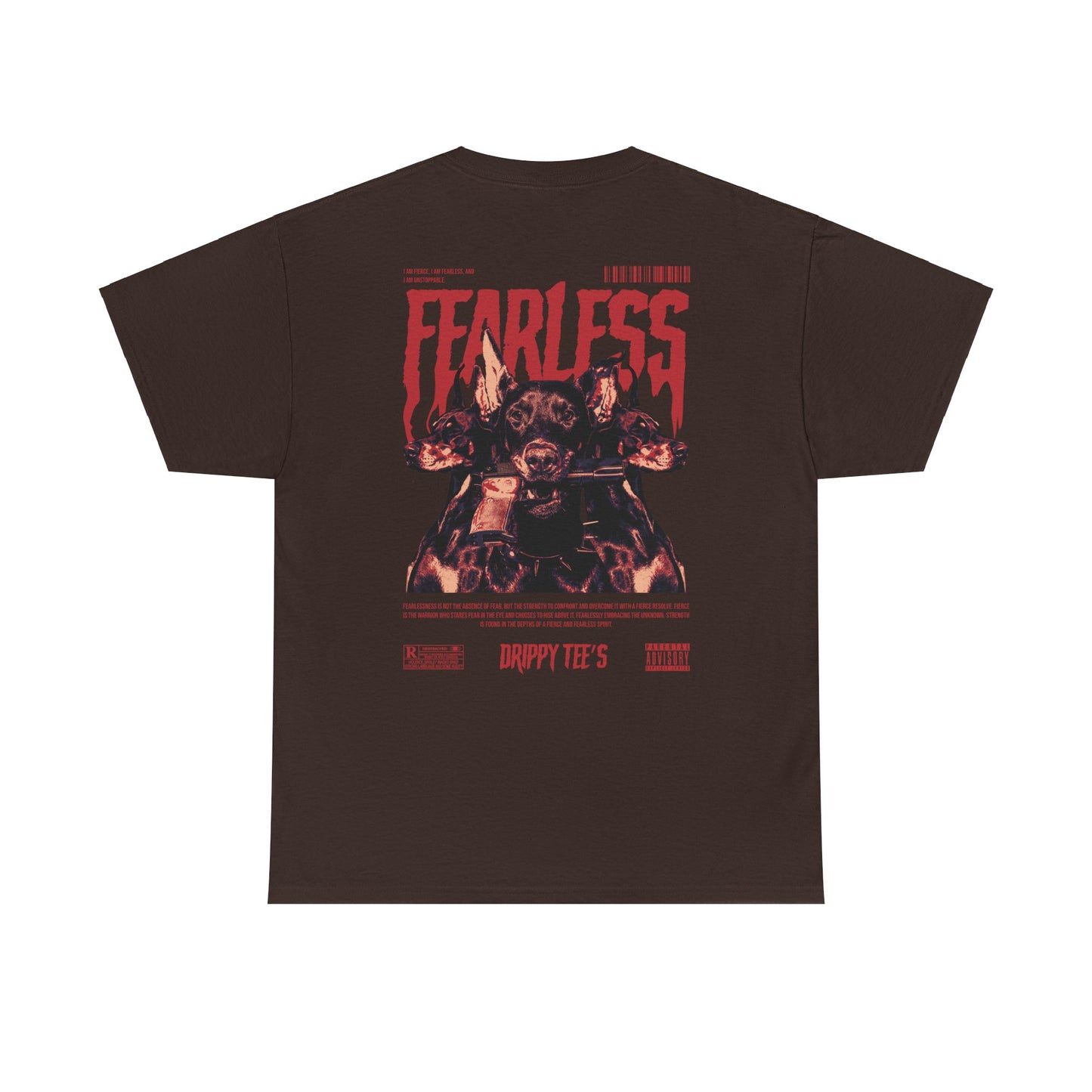 Drippy Tee's Fearless Unisex Heavy Cotton Tee