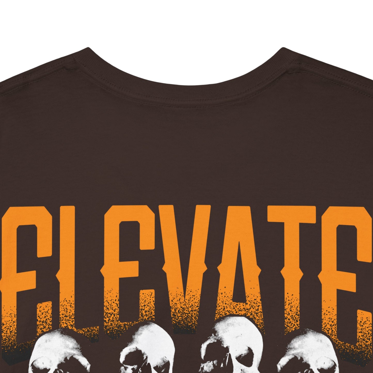 Drippy Tee's Elevate Skull Unisex Heavy Cotton Tee