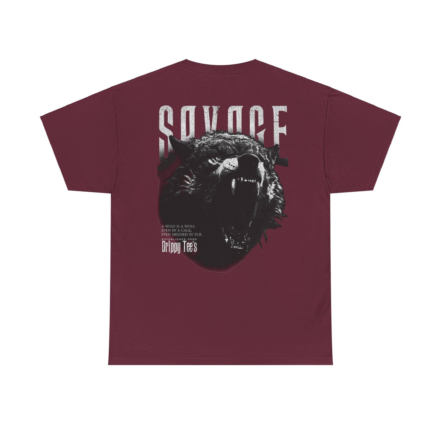 Drippy Tee's Savage Unisex Heavy Cotton Tee