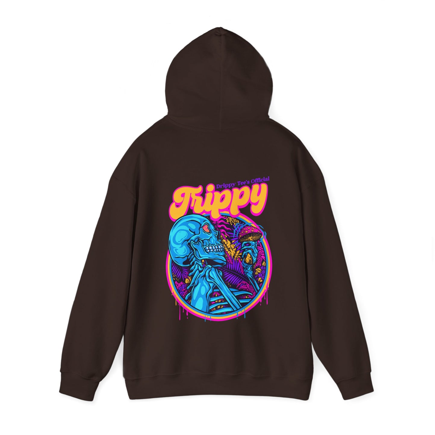 DTO Trippy Skull Unisex Heavy Blend™ Hooded Sweatshirt