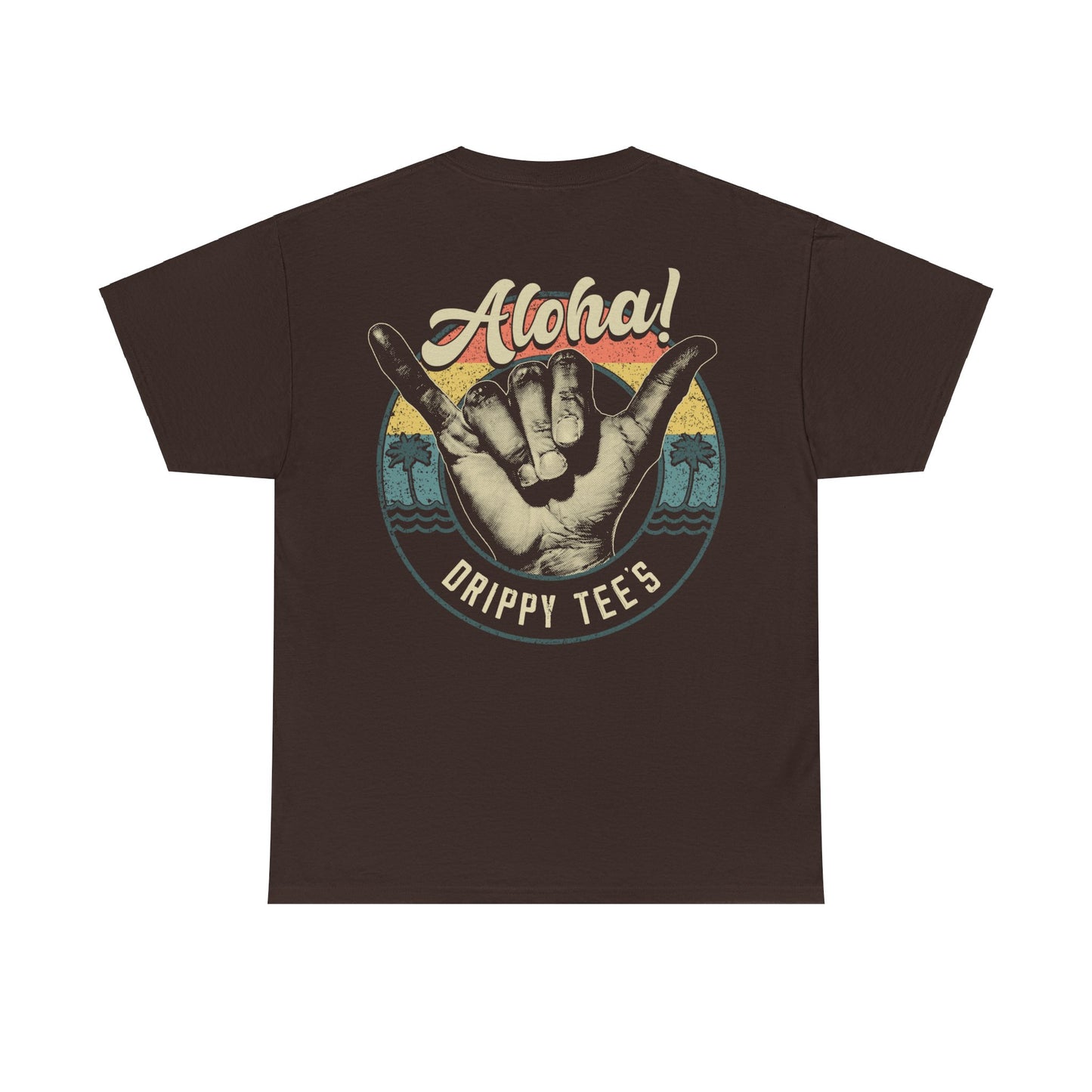 Drippy Tee's Aloha Shirt Unisex Heavy Cotton Tee