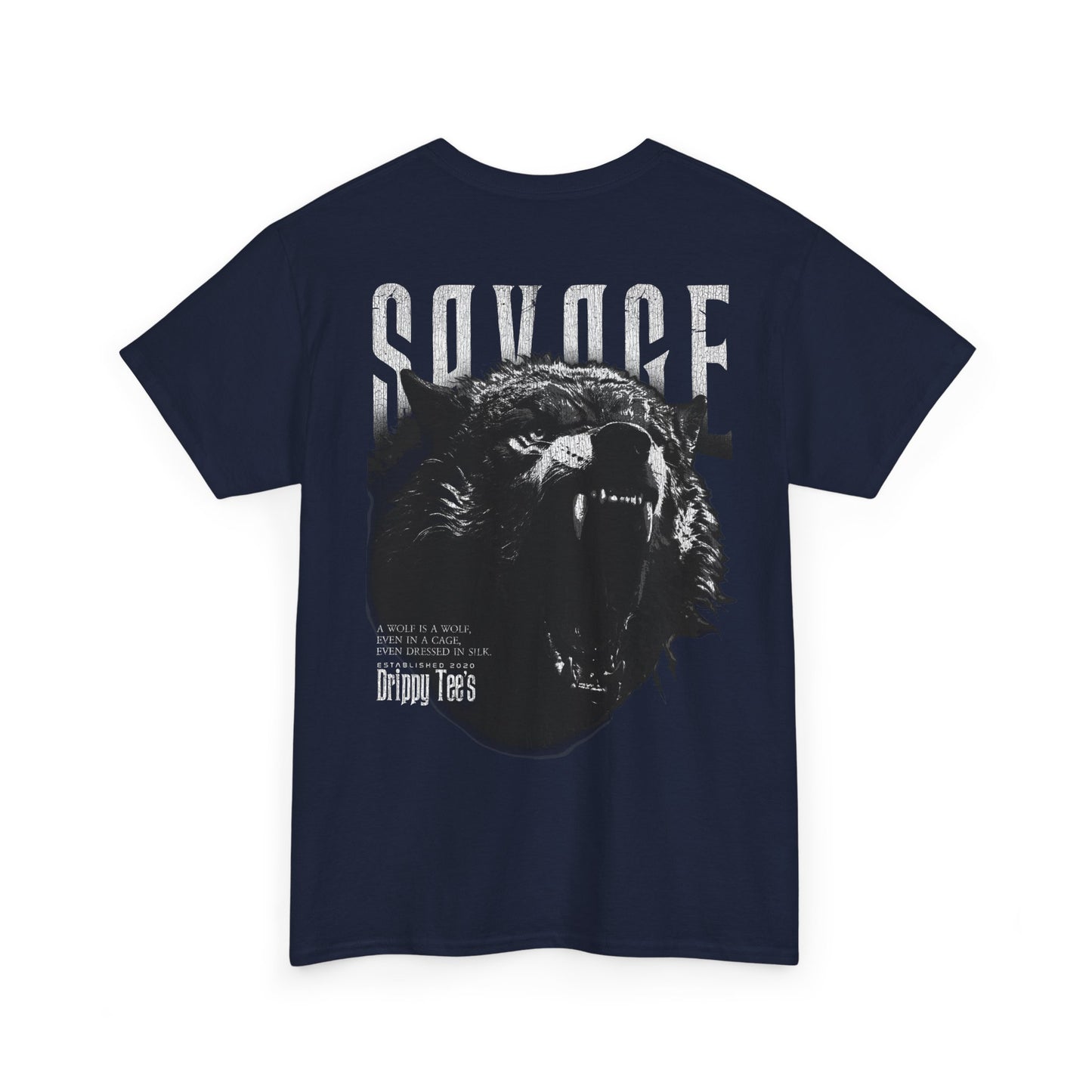 Drippy Tee's Savage Unisex Heavy Cotton Tee
