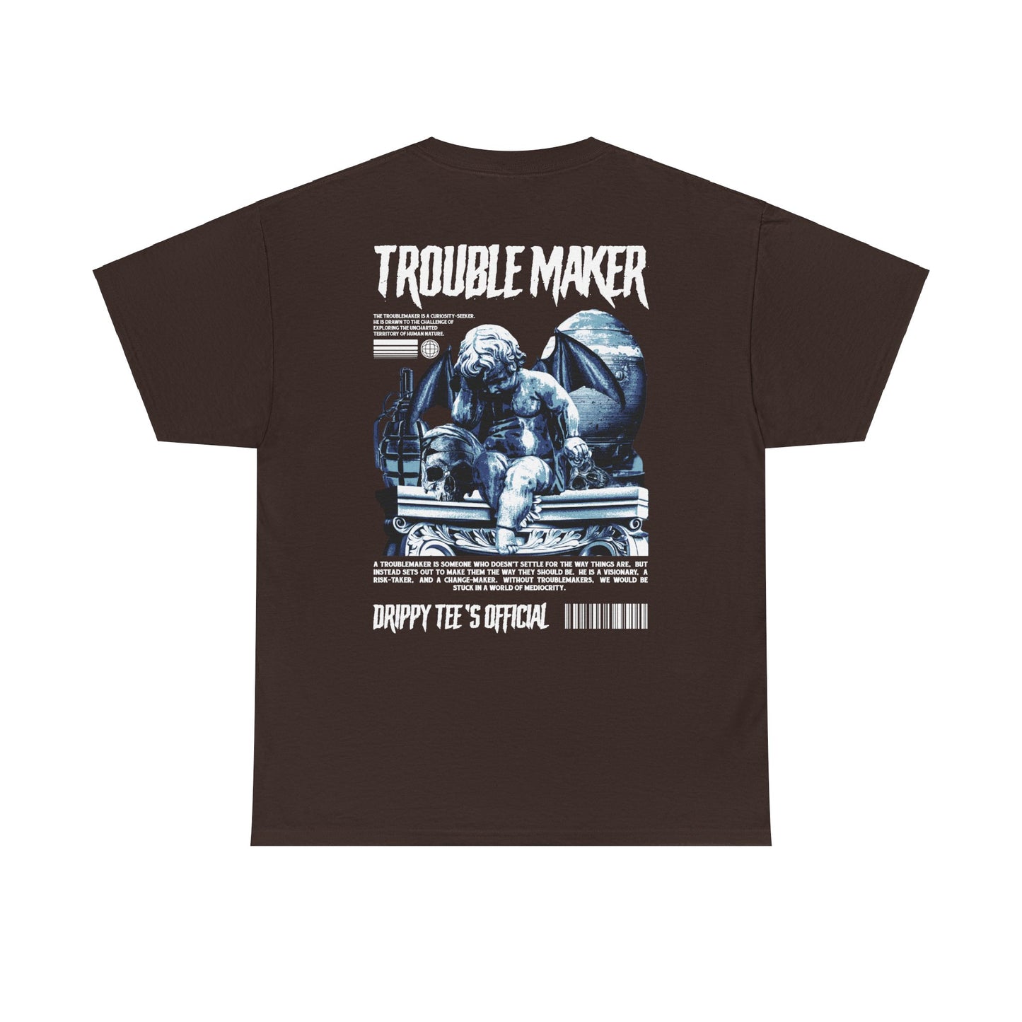Drippy Tee's Trouble Maker Unisex Heavy Cotton Tee