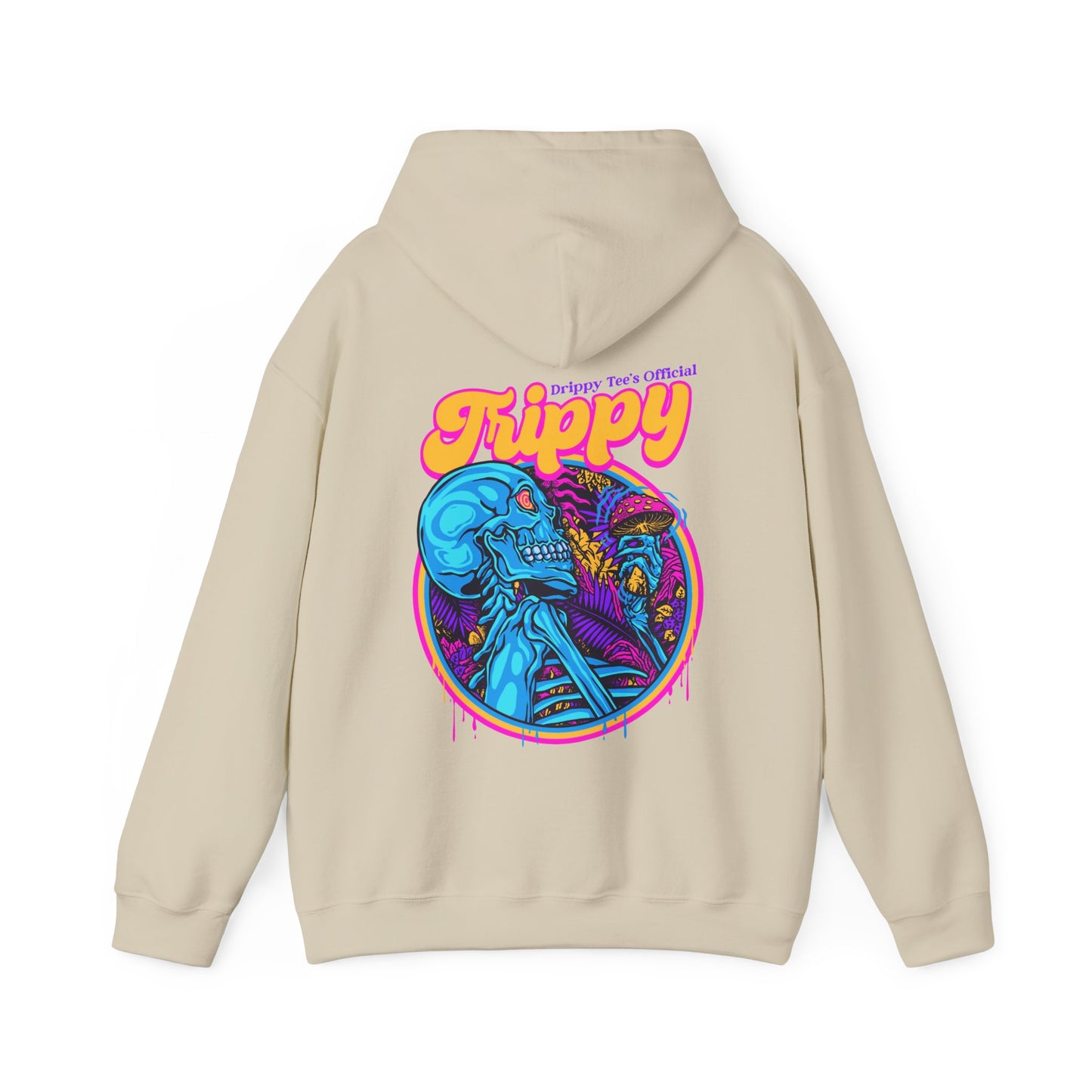 DTO Trippy Skull Unisex Heavy Blend™ Hooded Sweatshirt