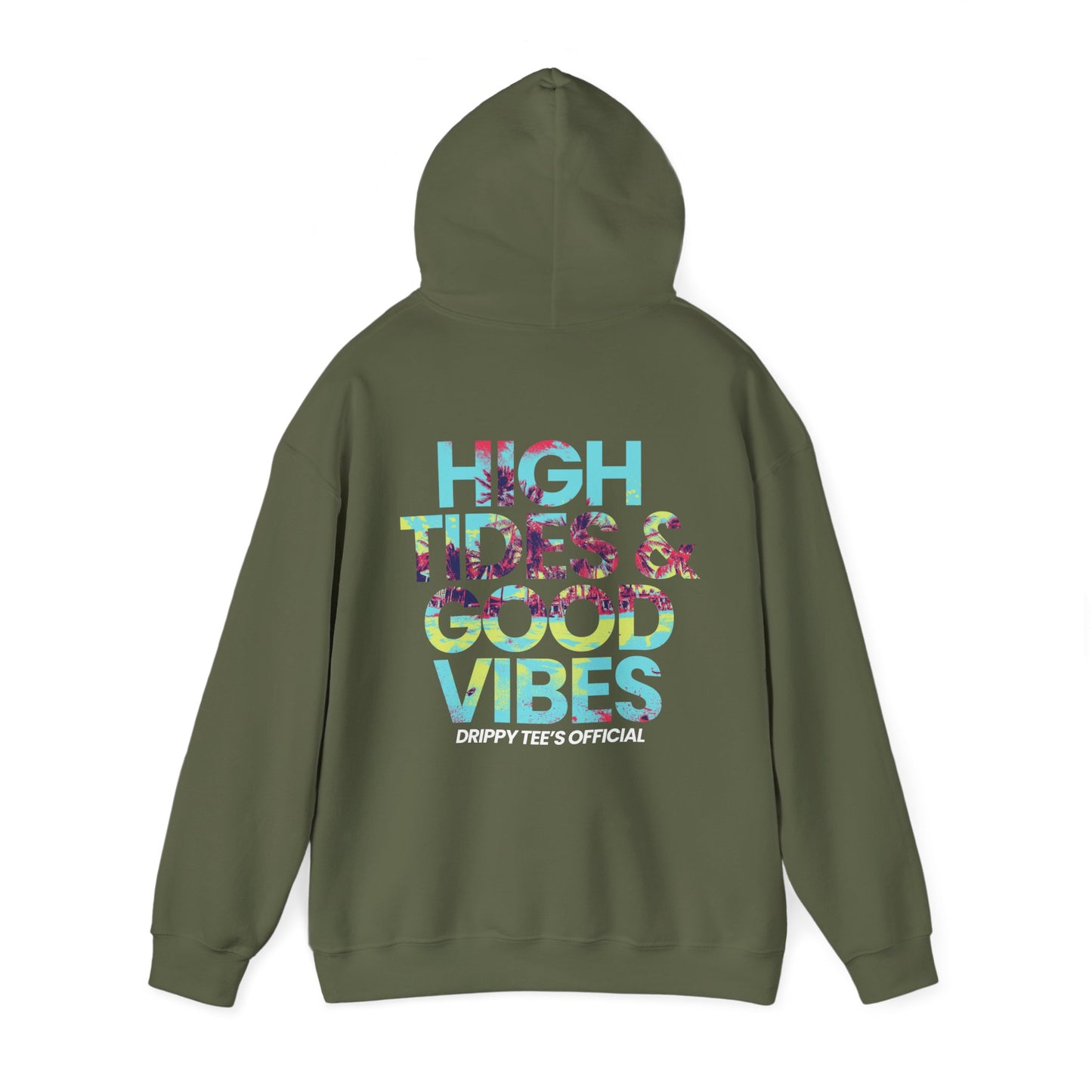 DTO High Tides And Good Vibes Unisex Heavy Blend™ Hooded Sweatshirt