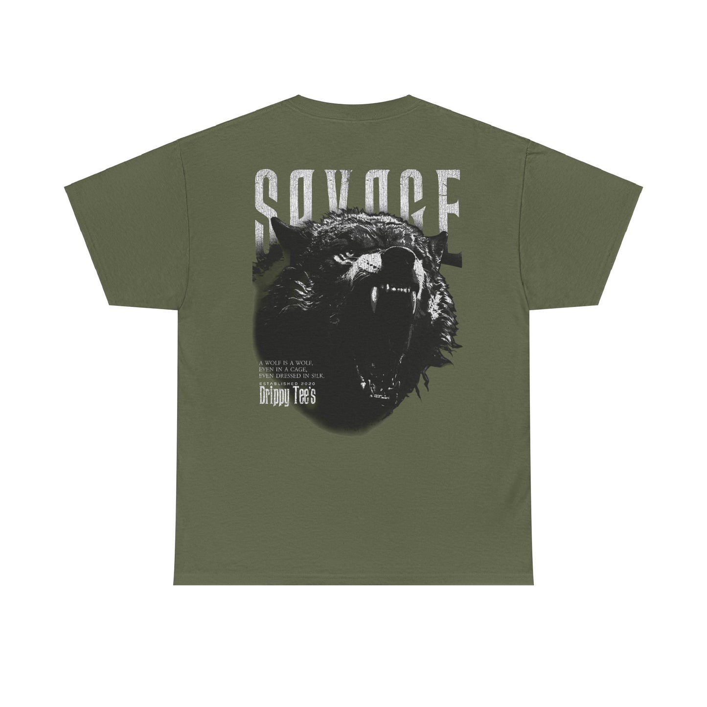 Drippy Tee's Savage Unisex Heavy Cotton Tee
