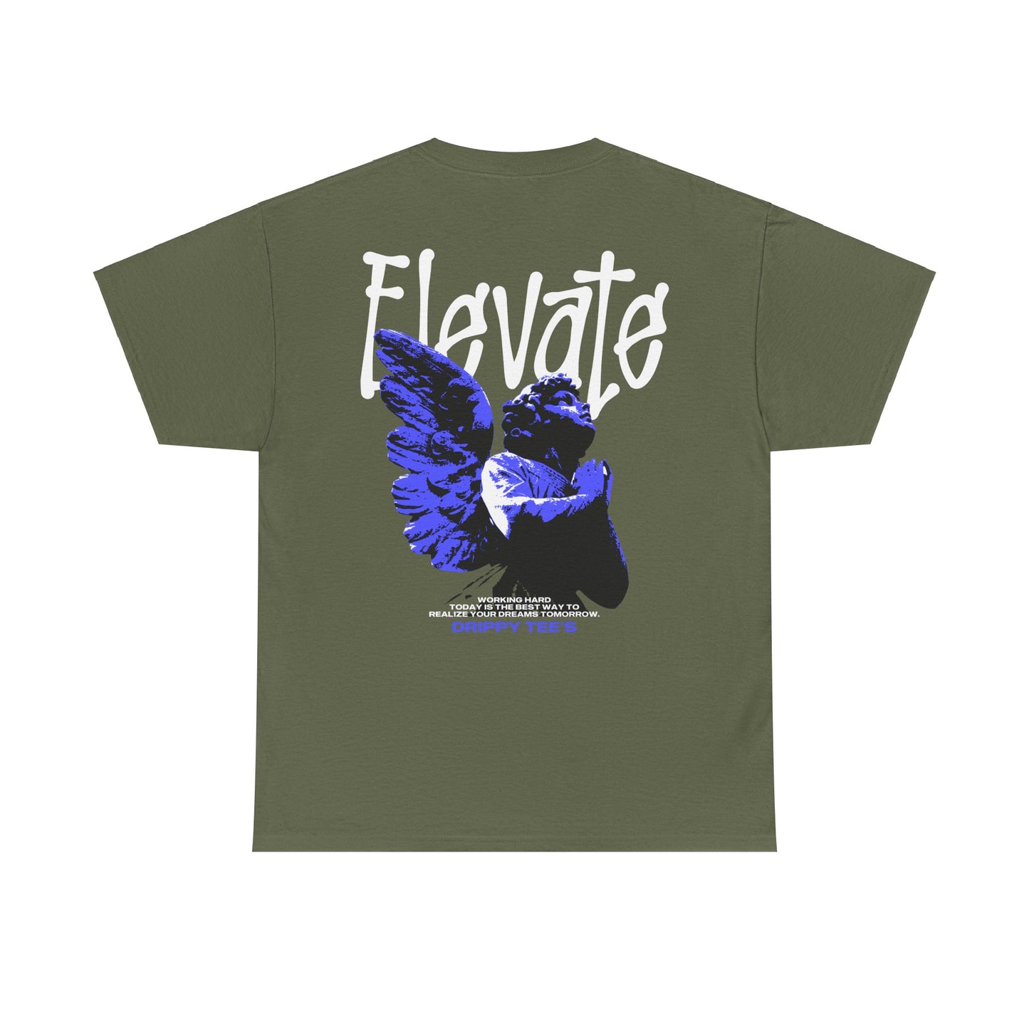 Drippy Tee's Elevate Angel Unisex Heavy Cotton Tee