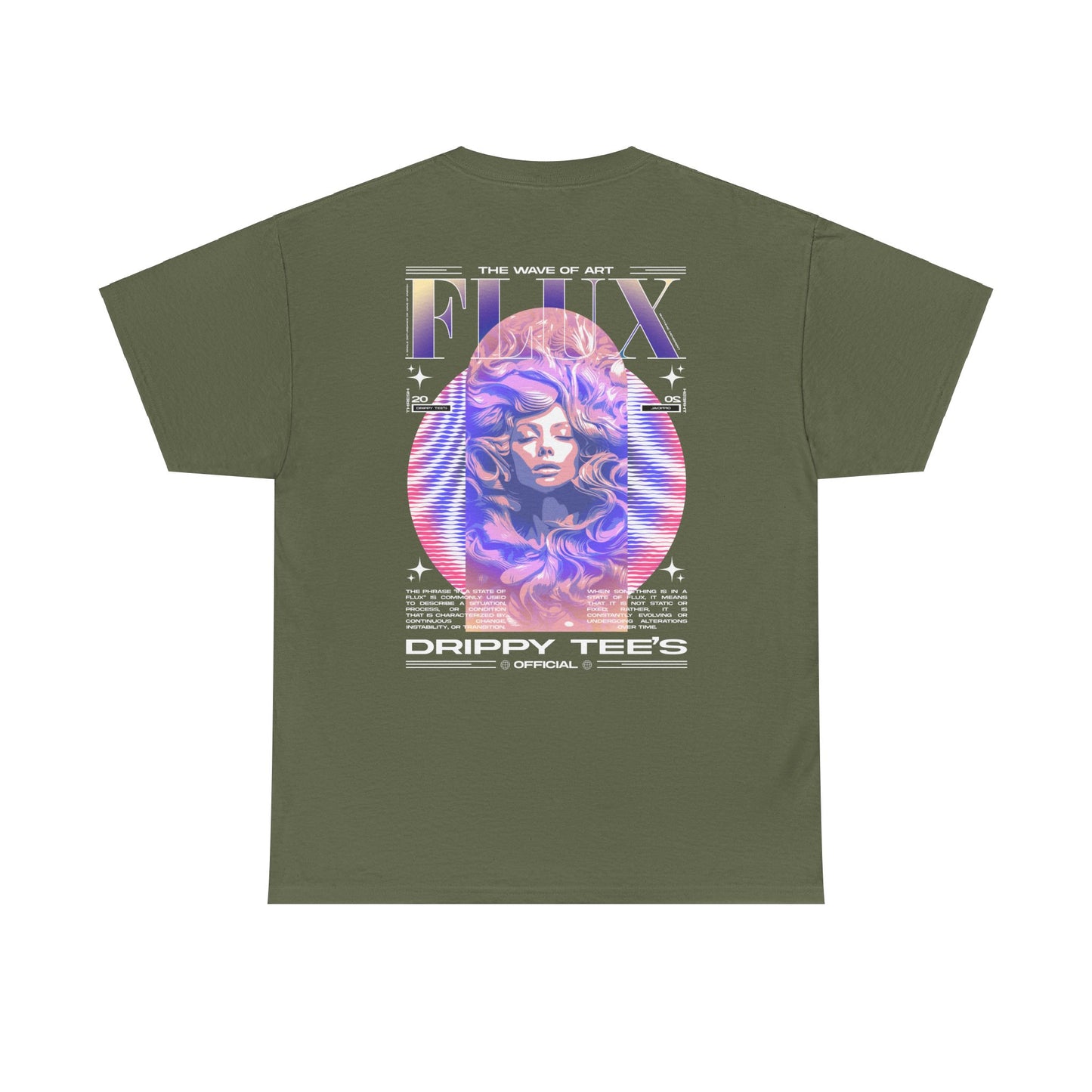 Drippy Tee's Flux Unisex Heavy Cotton Tee