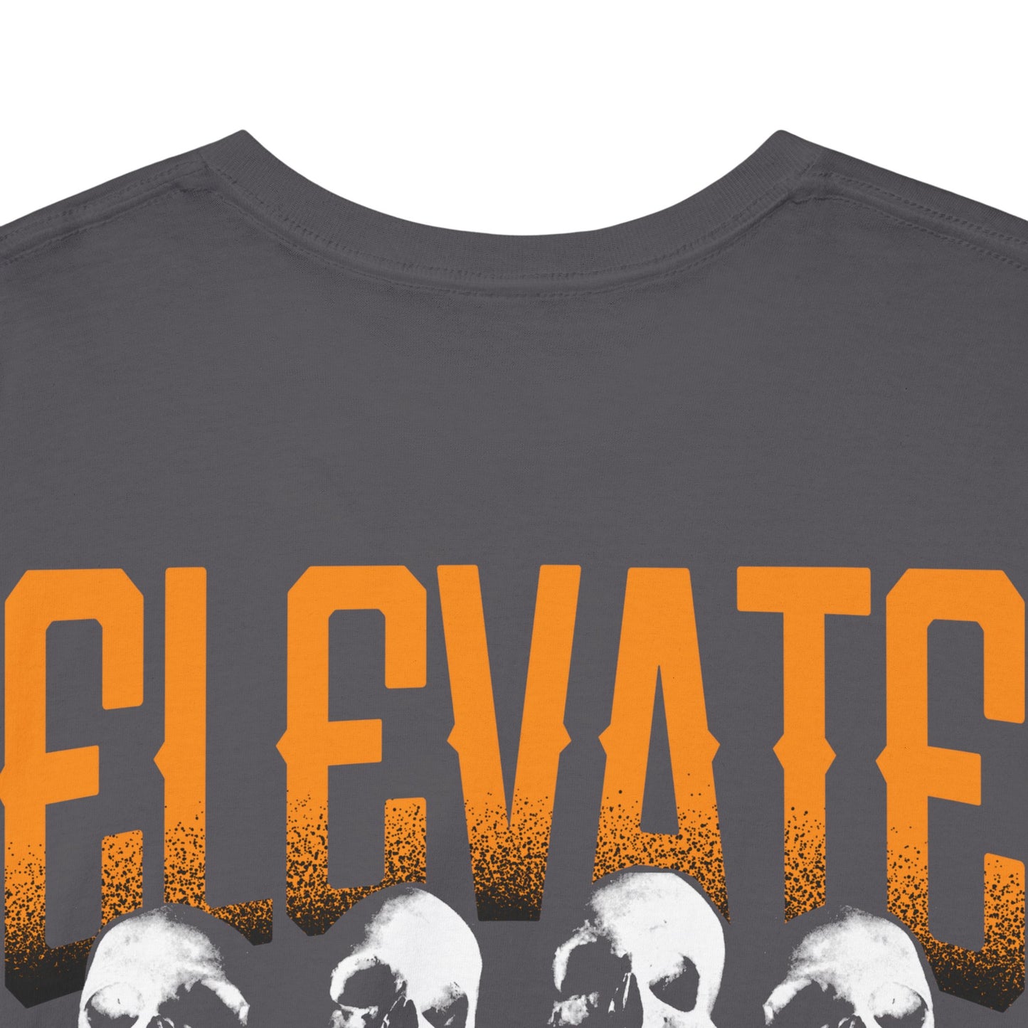 Drippy Tee's Elevate Skull Unisex Heavy Cotton Tee