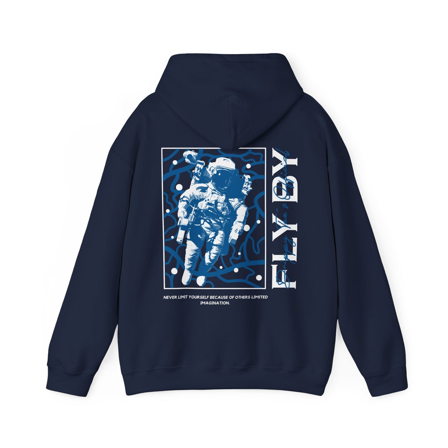 DTO Fly By Astronaut Unisex Heavy Blend™ Hooded Sweatshirt