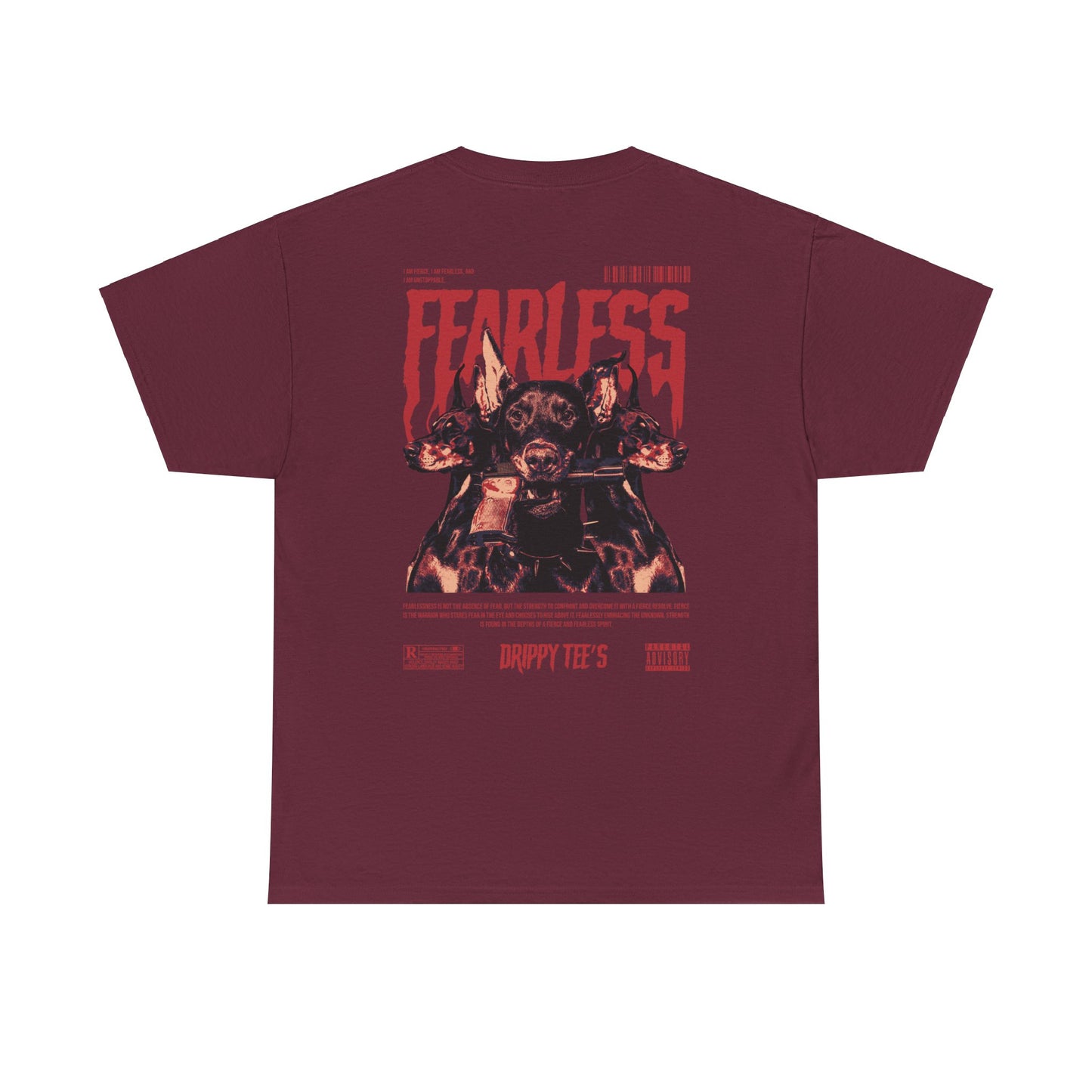 Drippy Tee's Fearless Unisex Heavy Cotton Tee