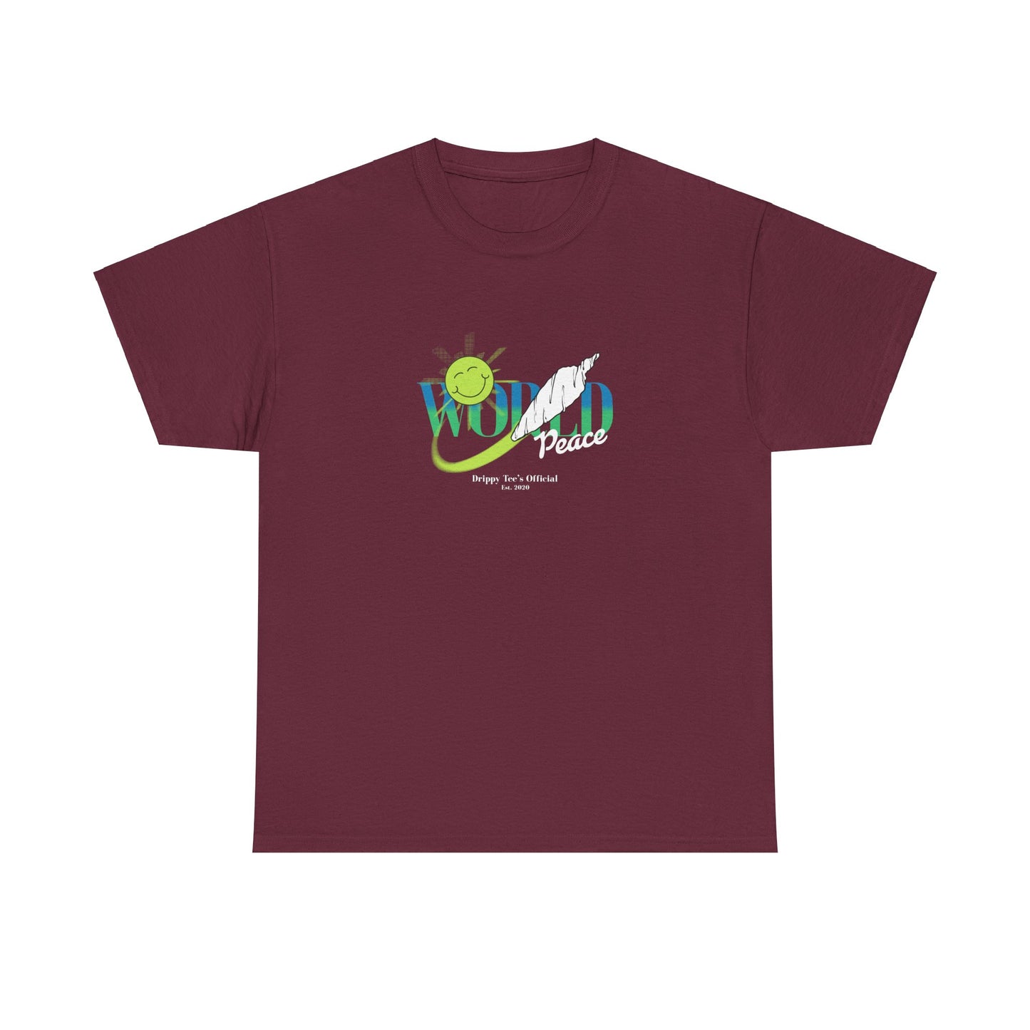 Drippy Tee's World Peace Unisex Heavy Cotton Tee