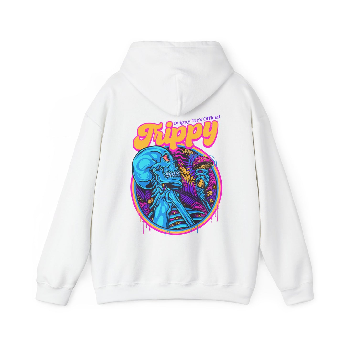 DTO Trippy Skull Unisex Heavy Blend™ Hooded Sweatshirt