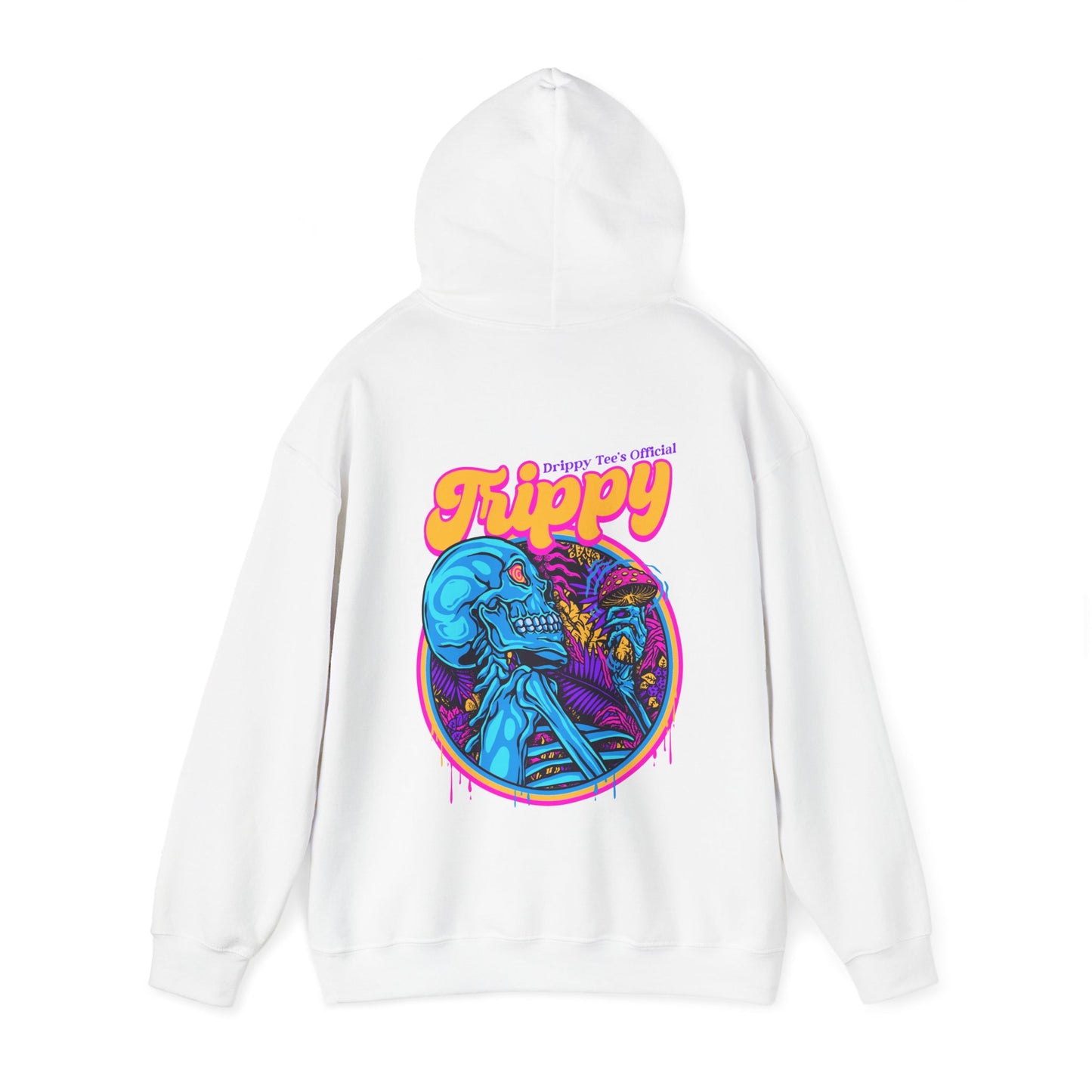 DTO Trippy Skull Unisex Heavy Blend™ Hooded Sweatshirt
