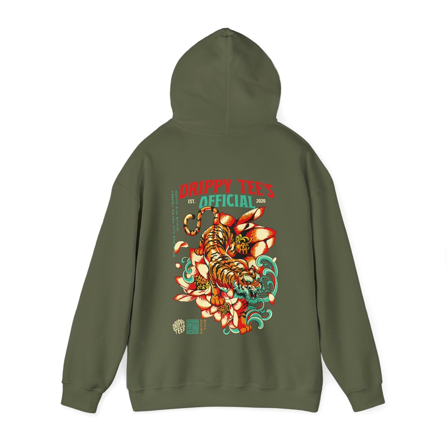 DTO Tiger Unisex Heavy Blend™ Hooded Sweatshirt