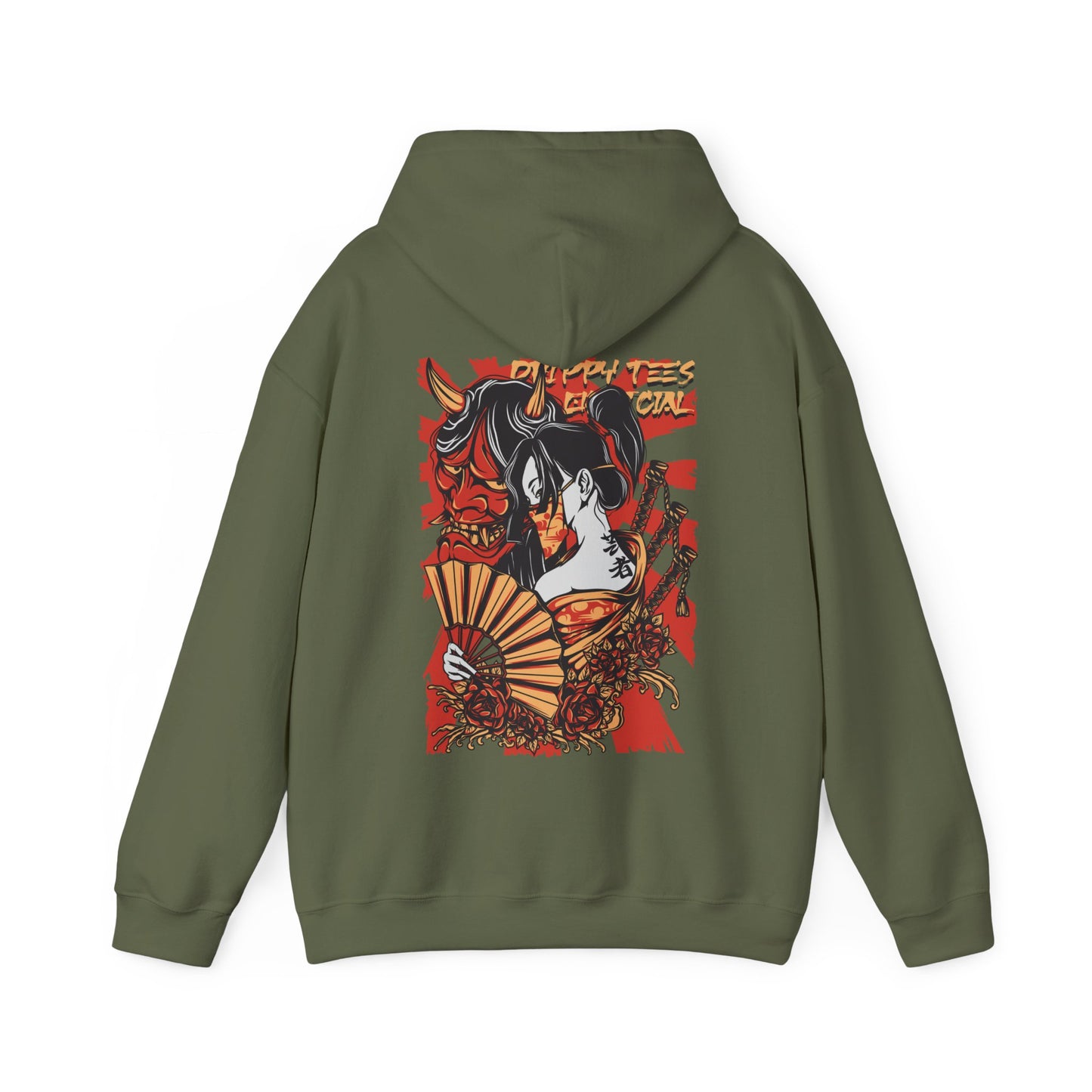 DTO Geisha Oni Unisex Heavy Blend™ Hooded Sweatshirt