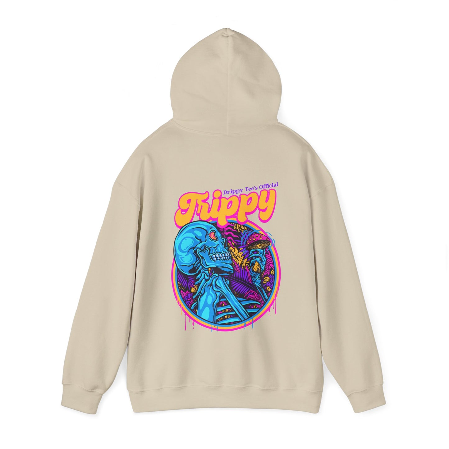DTO Trippy Skull Unisex Heavy Blend™ Hooded Sweatshirt