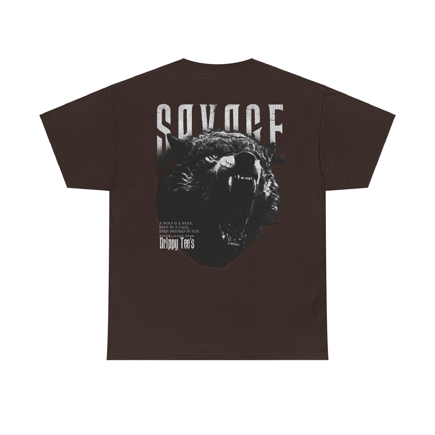 Drippy Tee's Savage Unisex Heavy Cotton Tee