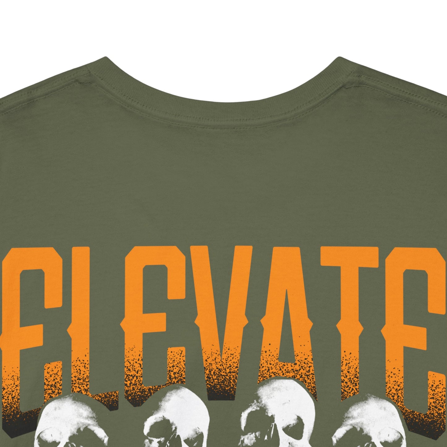Drippy Tee's Elevate Skull Unisex Heavy Cotton Tee