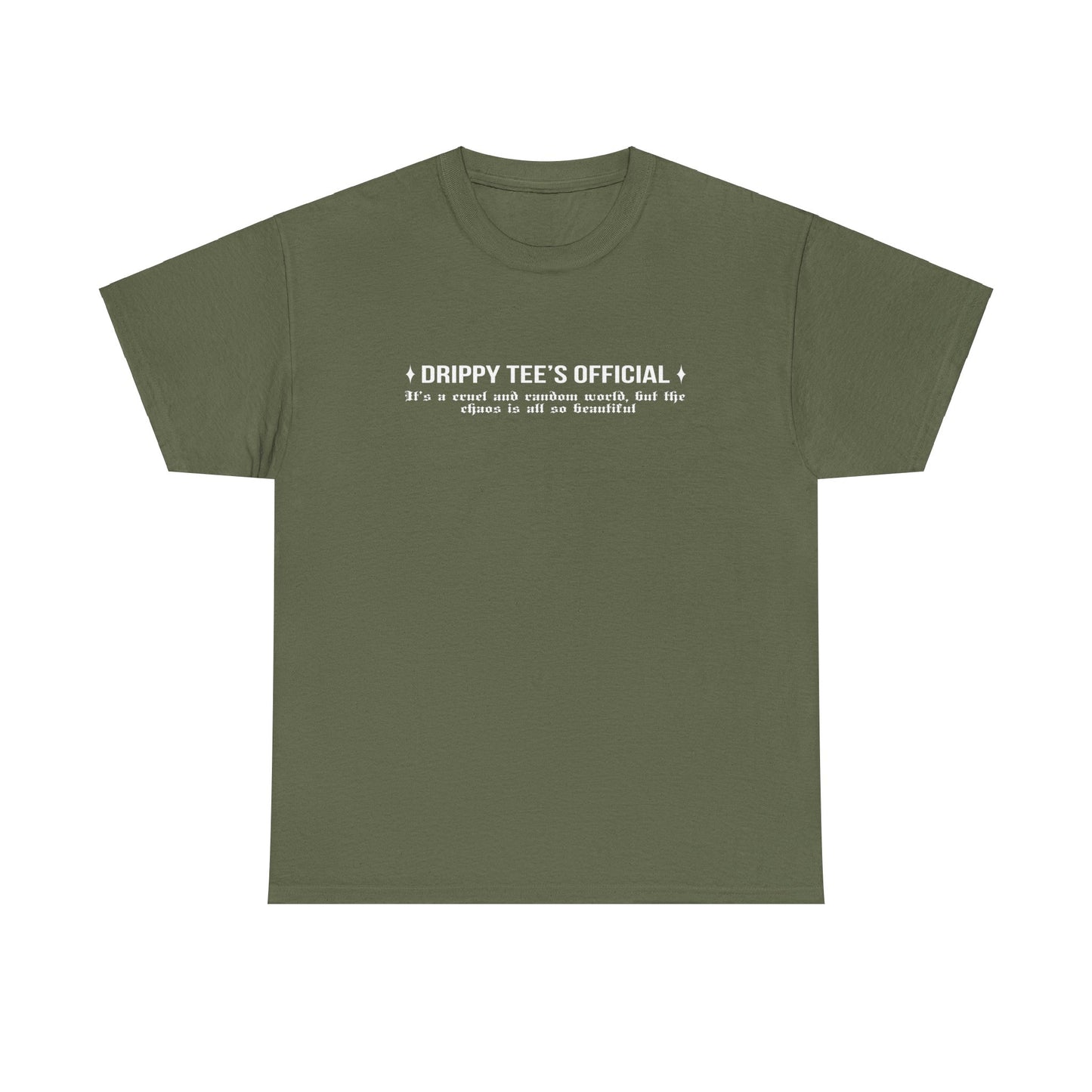 Drippy Tee's Chaos Beauty Unisex Heavy Cotton Tee