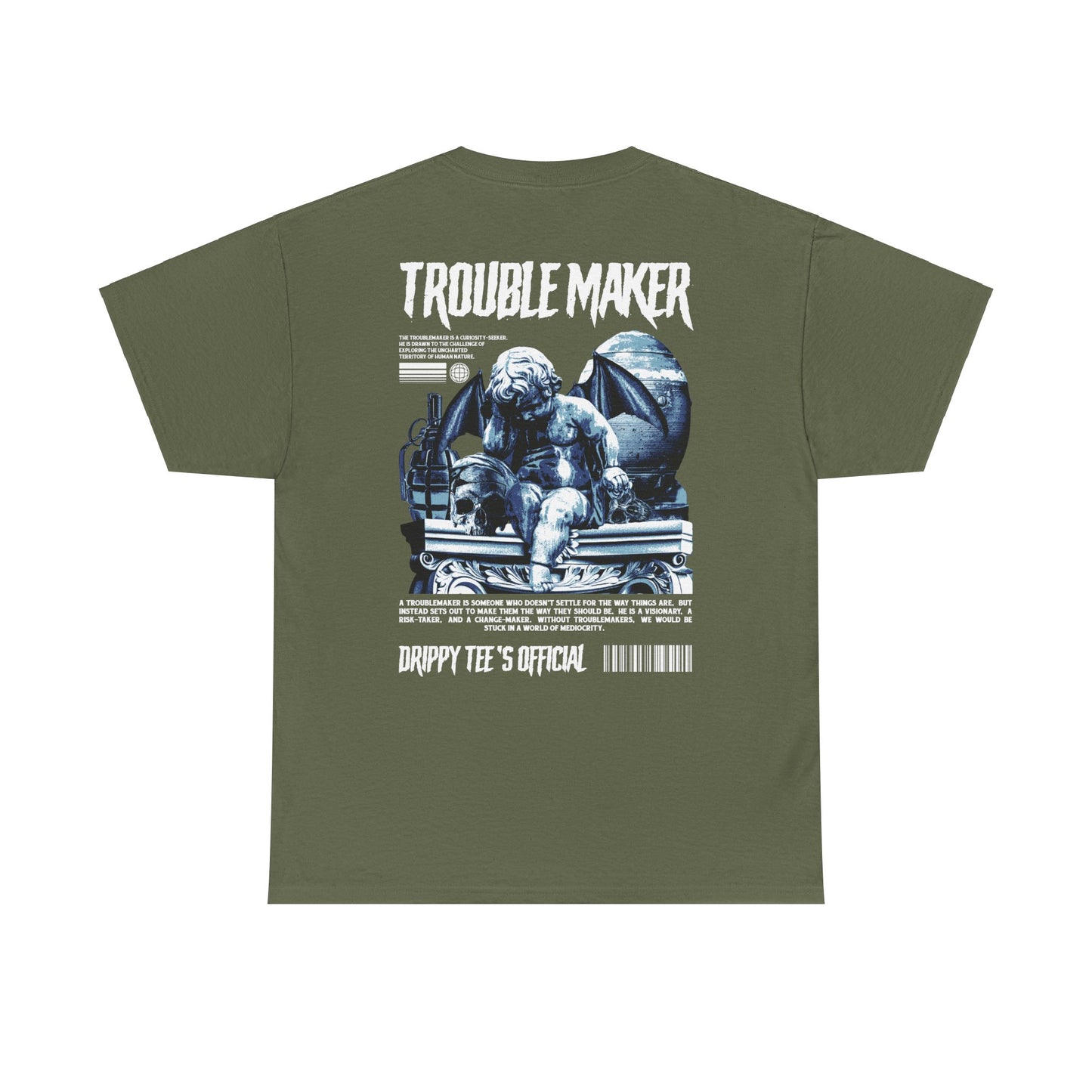 Drippy Tee's Trouble Maker Unisex Heavy Cotton Tee