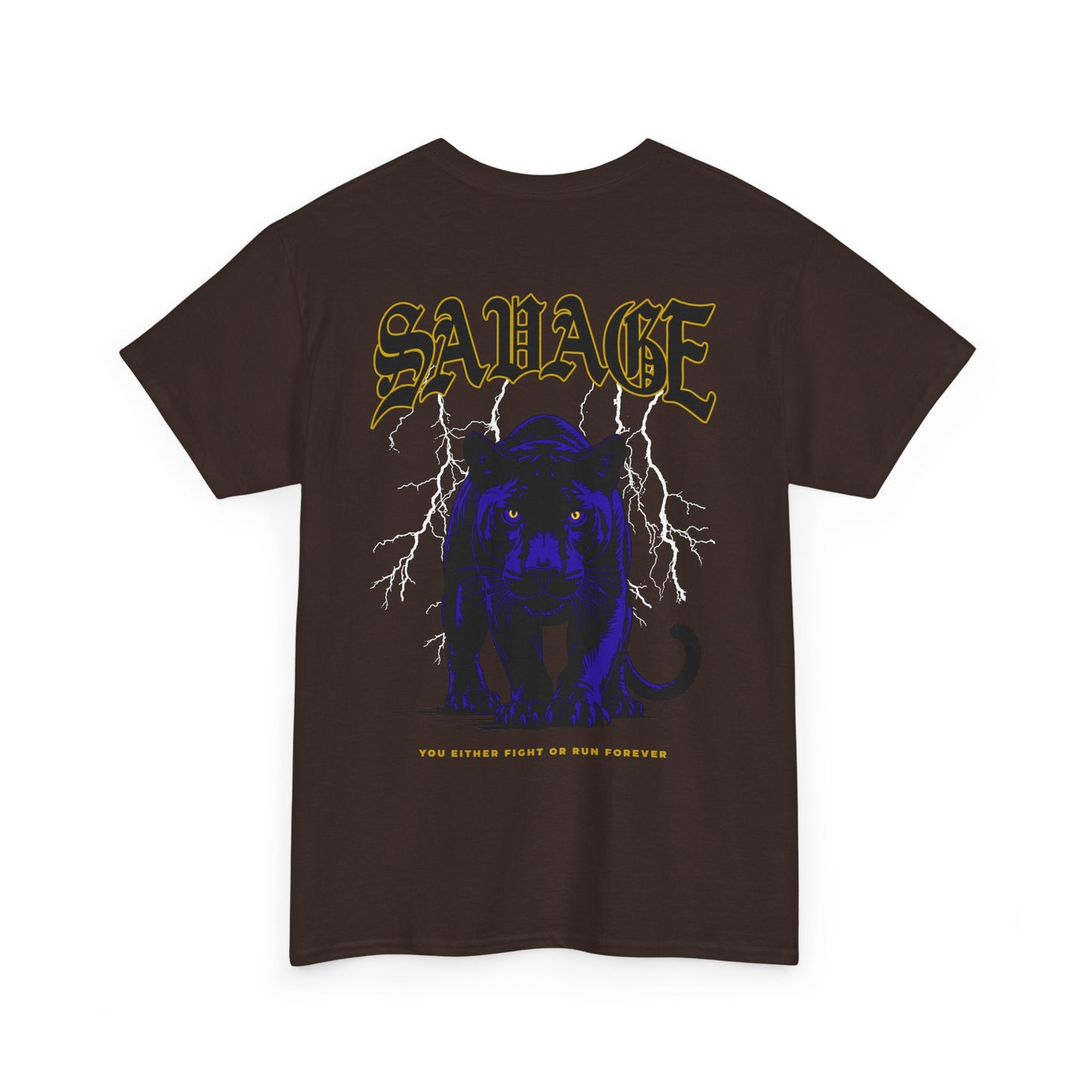 Drippy Tee's Savage Heavy Cotton Tee - Unisex Graphic Tee for Bold Style