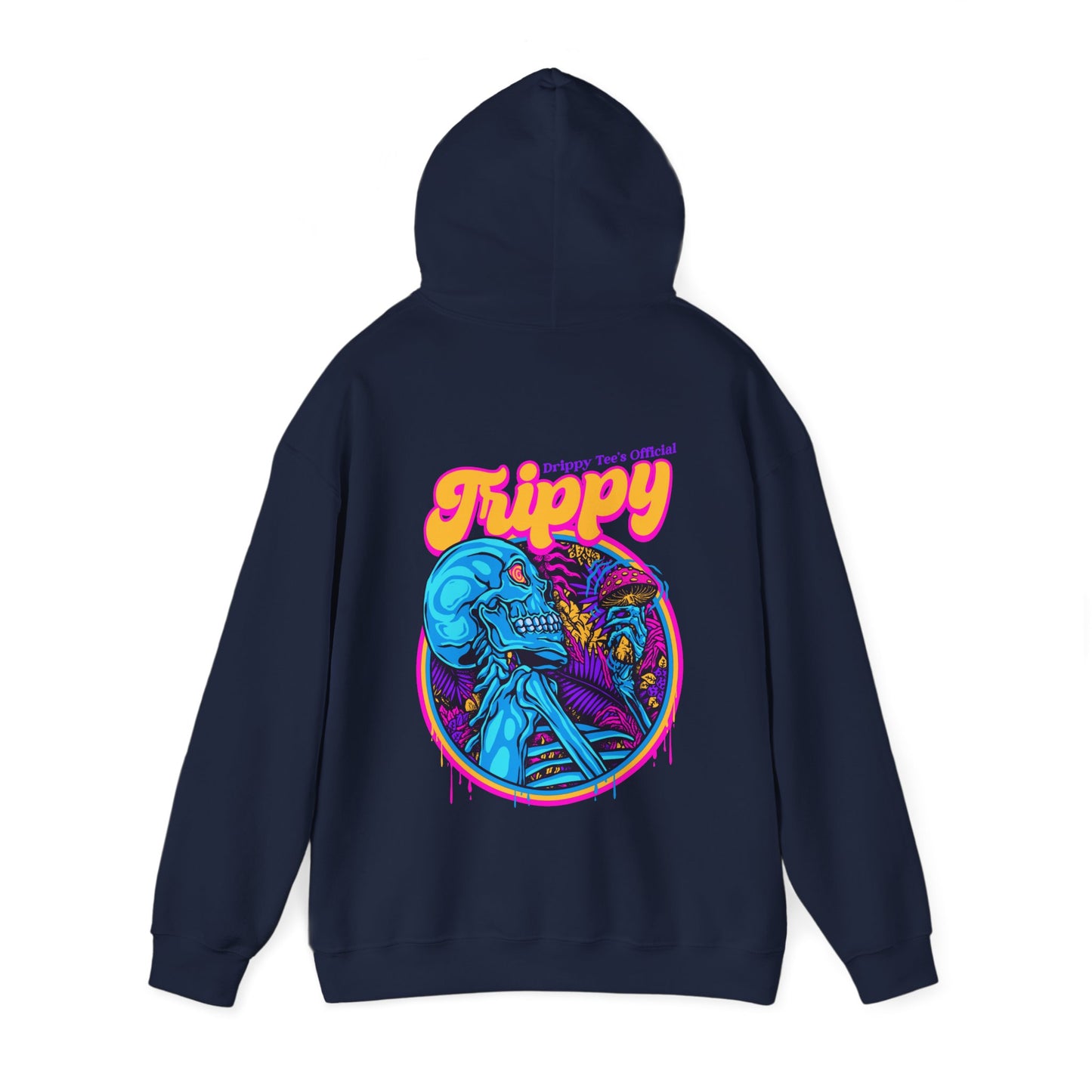 DTO Trippy Skull Unisex Heavy Blend™ Hooded Sweatshirt