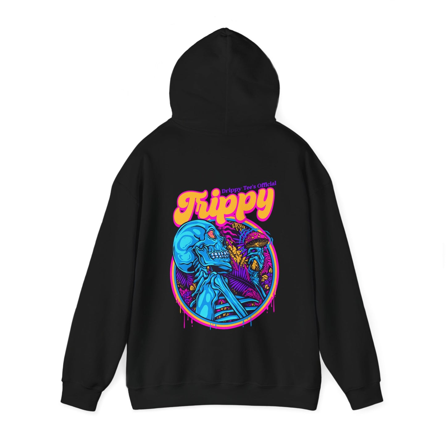 DTO Trippy Skull Unisex Heavy Blend™ Hooded Sweatshirt