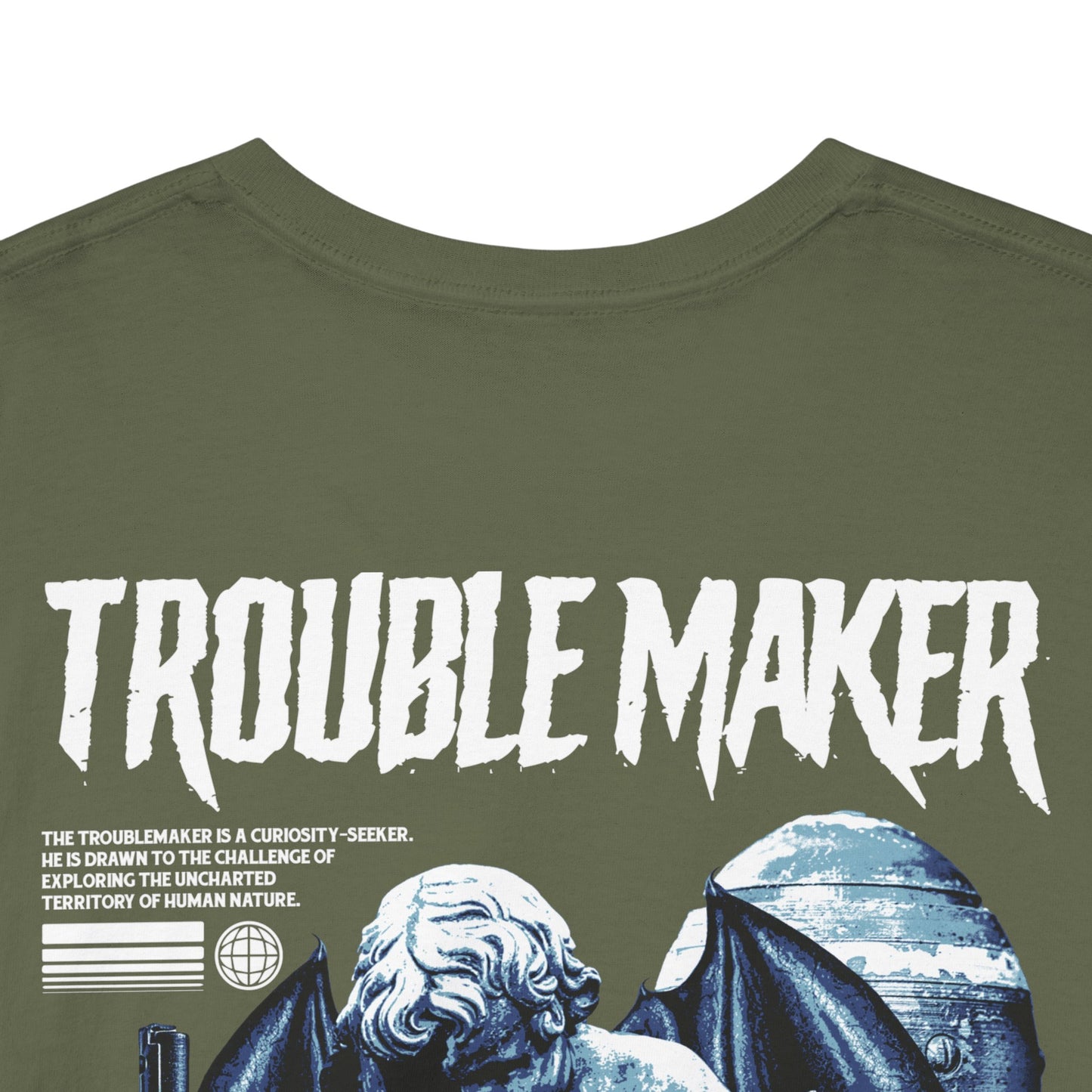 Drippy Tee's Trouble Maker Unisex Heavy Cotton Tee