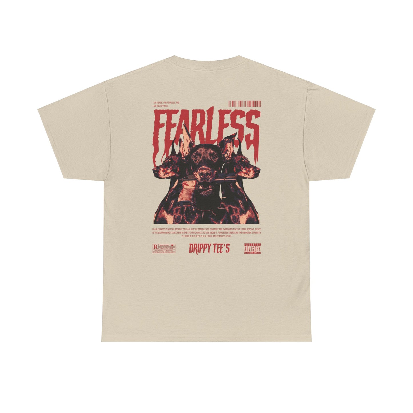 Drippy Tee's Fearless Unisex Heavy Cotton Tee
