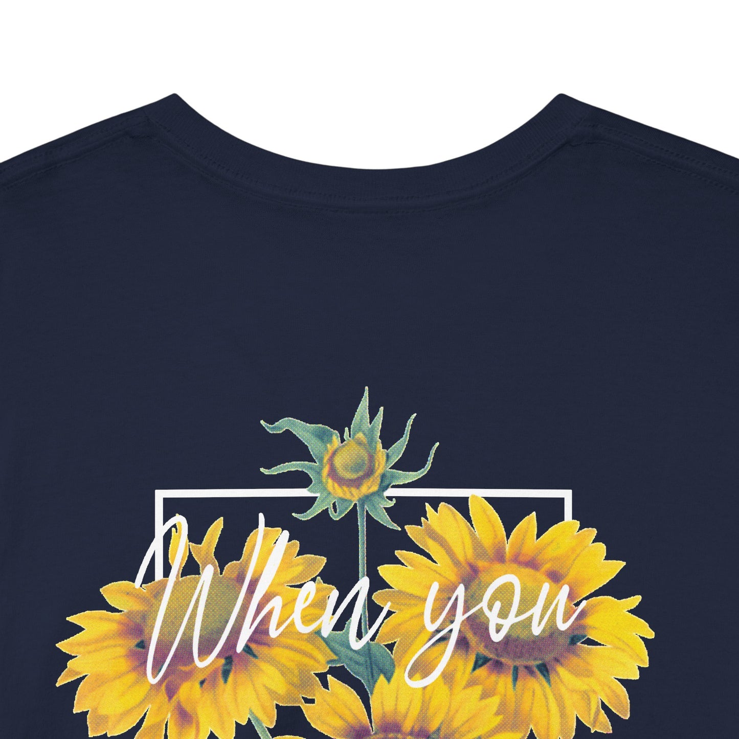 Drippy Tee's Sunflower Sadness Unisex Heavy Cotton Tee
