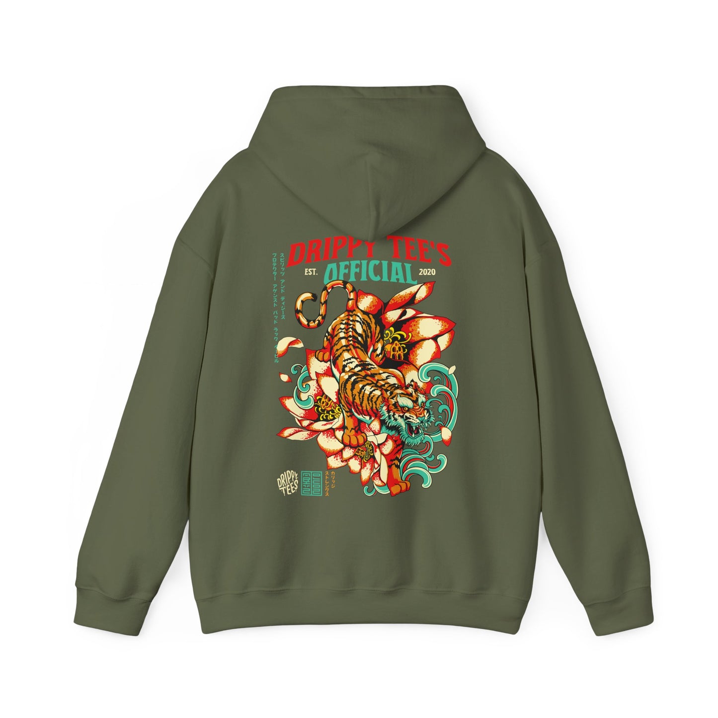 DTO Tiger Unisex Heavy Blend™ Hooded Sweatshirt
