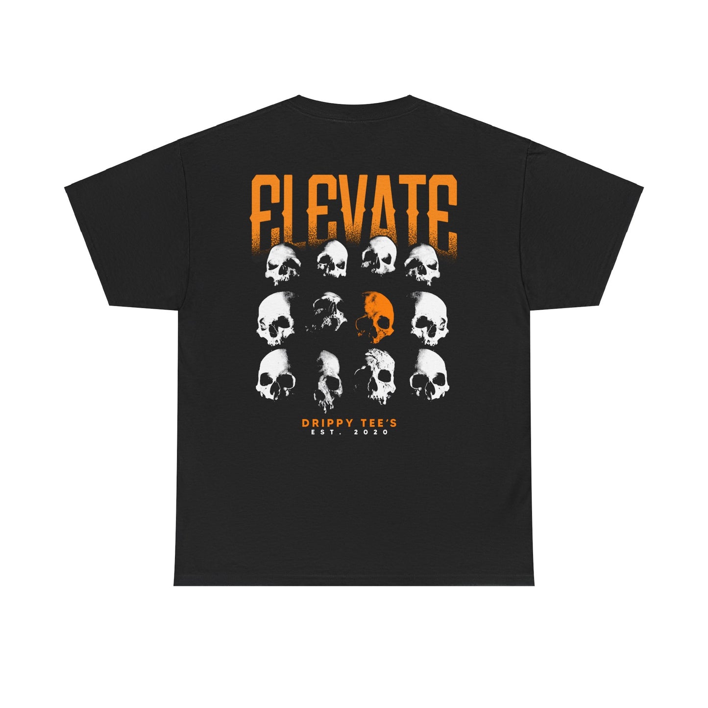 Drippy Tee's Elevate Skull Unisex Heavy Cotton Tee