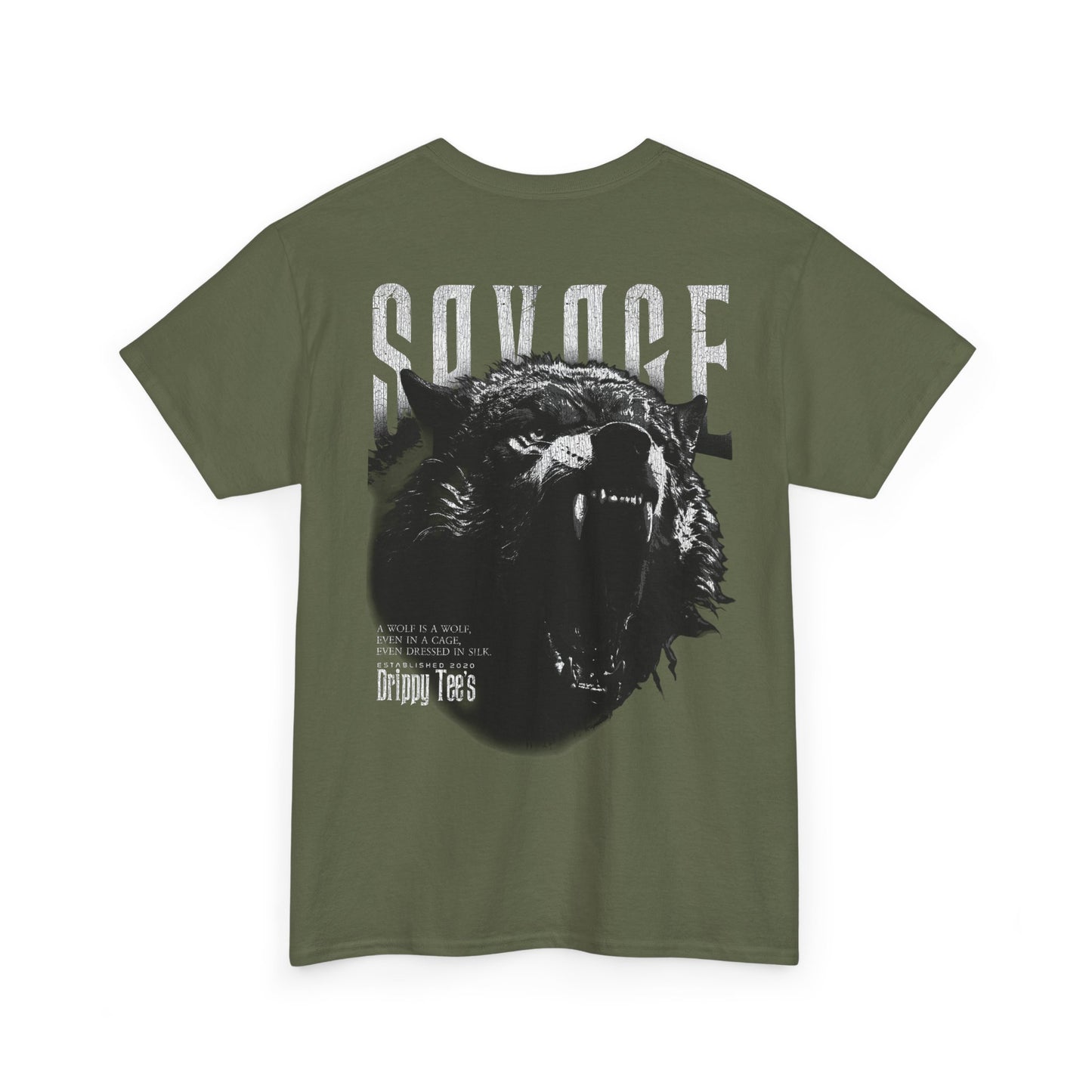 Drippy Tee's Savage Unisex Heavy Cotton Tee