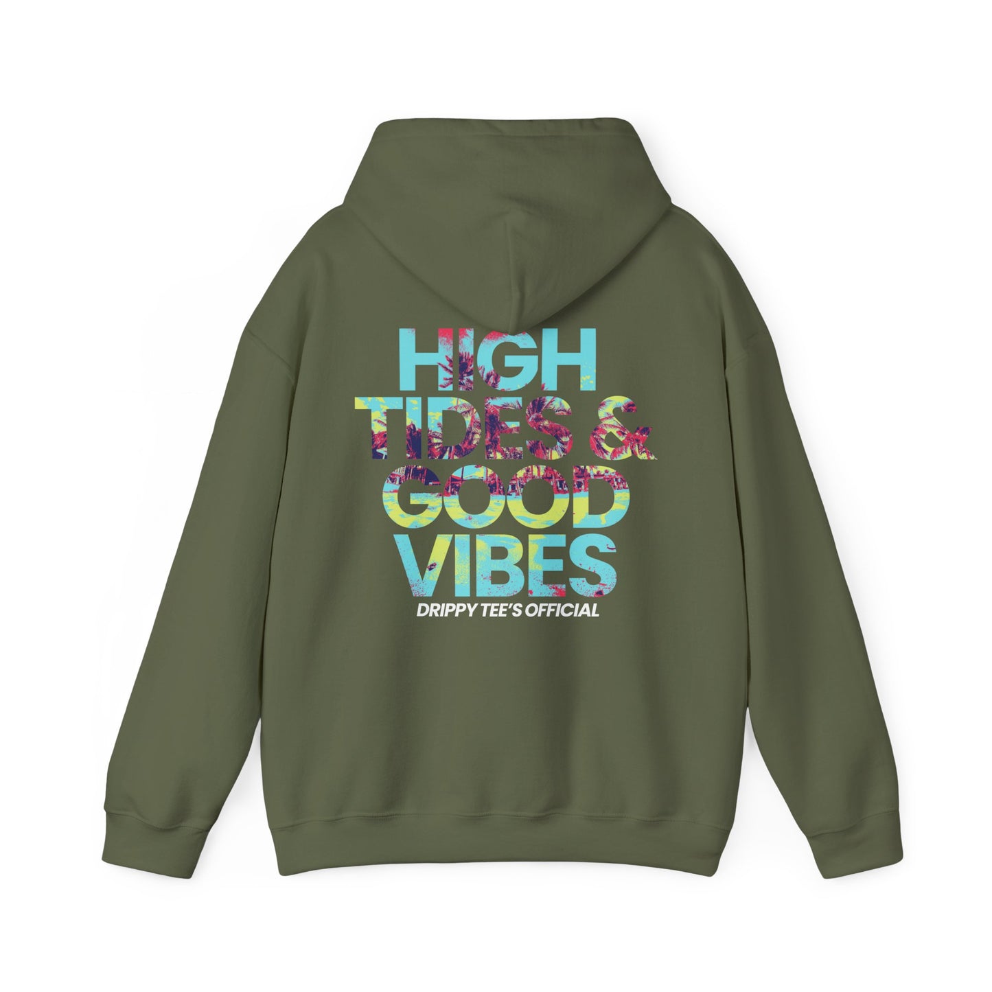 DTO High Tides And Good Vibes Unisex Heavy Blend™ Hooded Sweatshirt