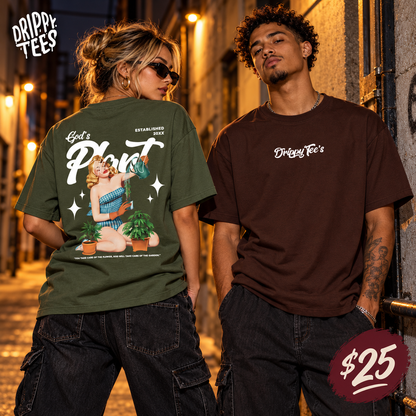 Drippy Tee's God's Plant Unisex Heavy Cotton Tee