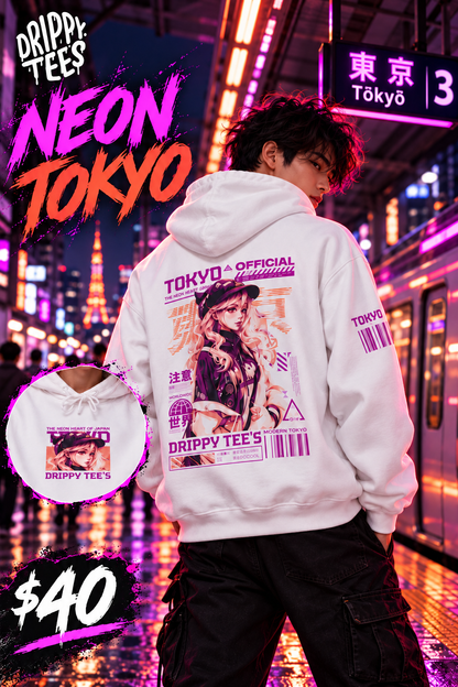 DTO Neon Tokyo Unisex Heavy Blend™ Hooded Sweatshirt