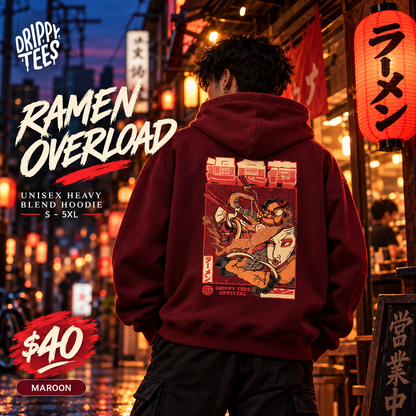 DTO Ramen Overload Unisex Heavy Blend™ Hooded Sweatshirt