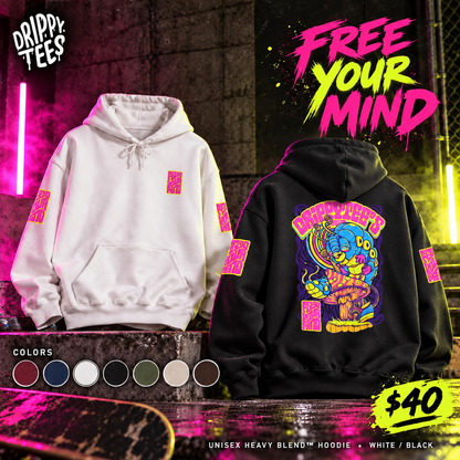 DTO Free Your Mind Unisex Heavy Blend™ Hooded Sweatshirt