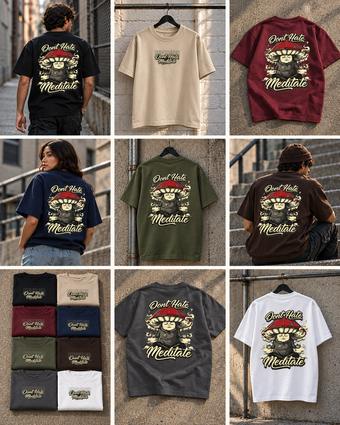 DTO | Don’t Hate Meditate Bundle | Don’t Hate Meditate Hoodie + Tee Bundle