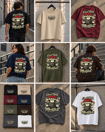 DTO | Don’t Hate Meditate Bundle | Don’t Hate Meditate Hoodie + Tee Bundle