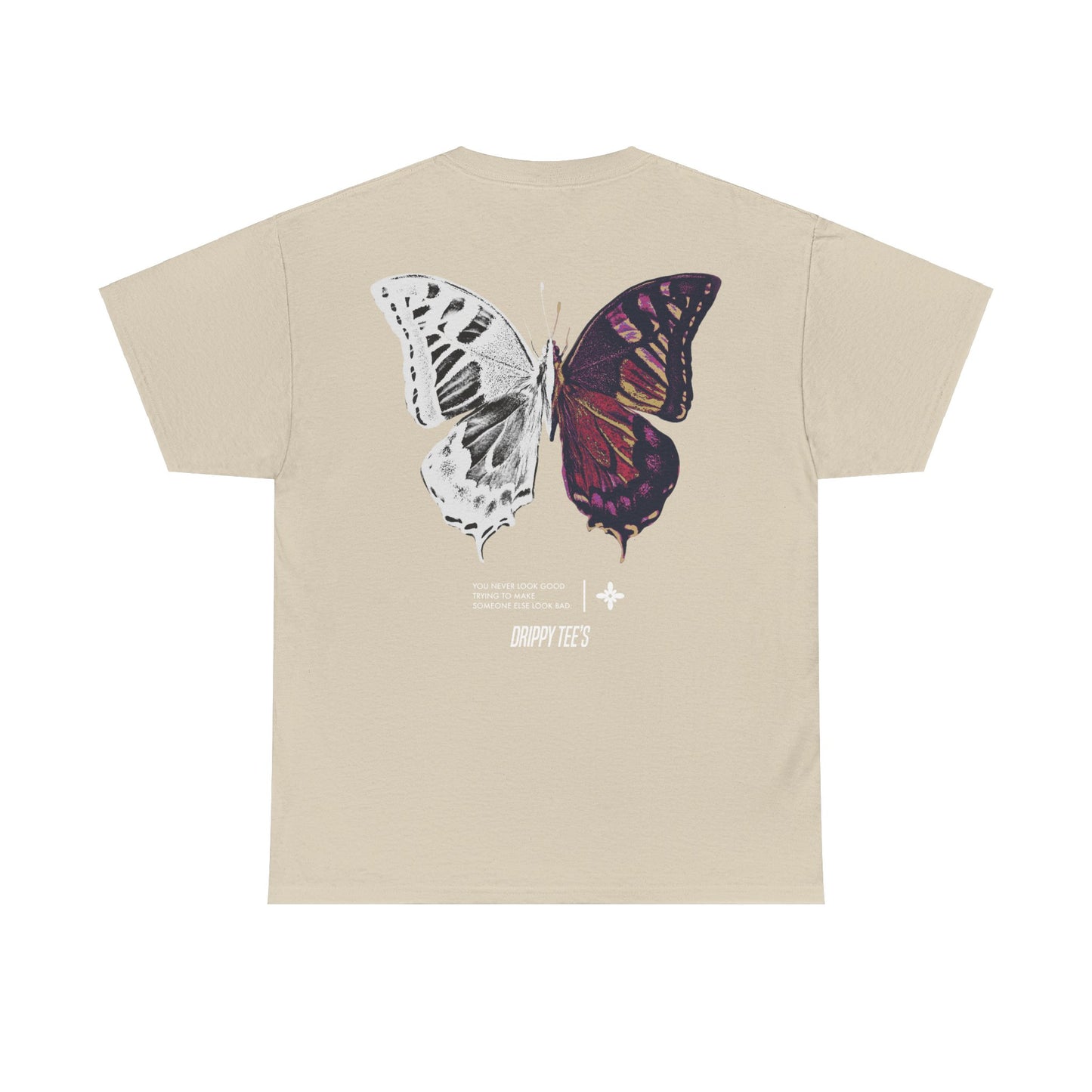 Drippy Tee's Butterfly Unisex Heavy Cotton Tee