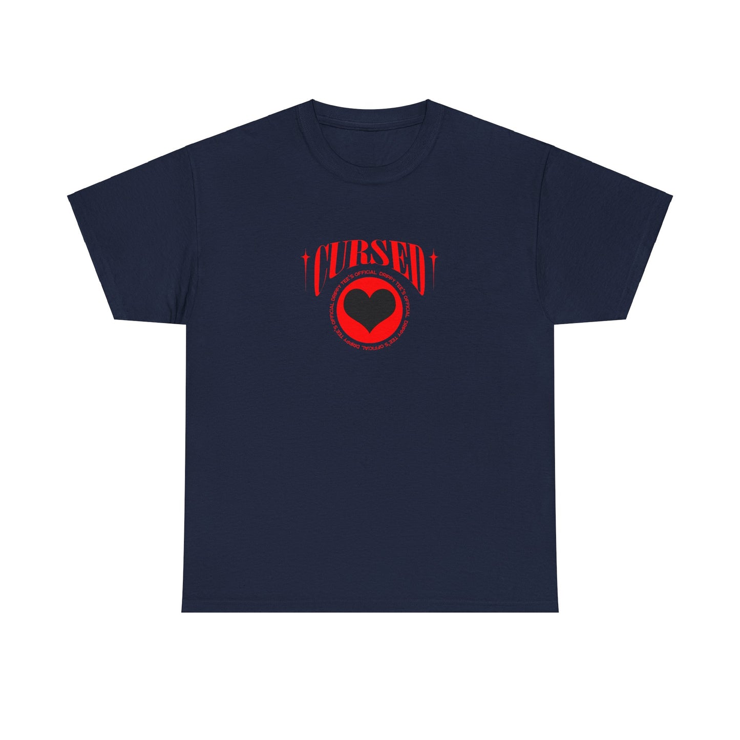 Drippy Tee's Cursed Heart Unisex Heavy Cotton Tee