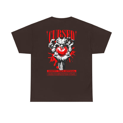 Drippy Tee's Cursed Heart Unisex Heavy Cotton Tee