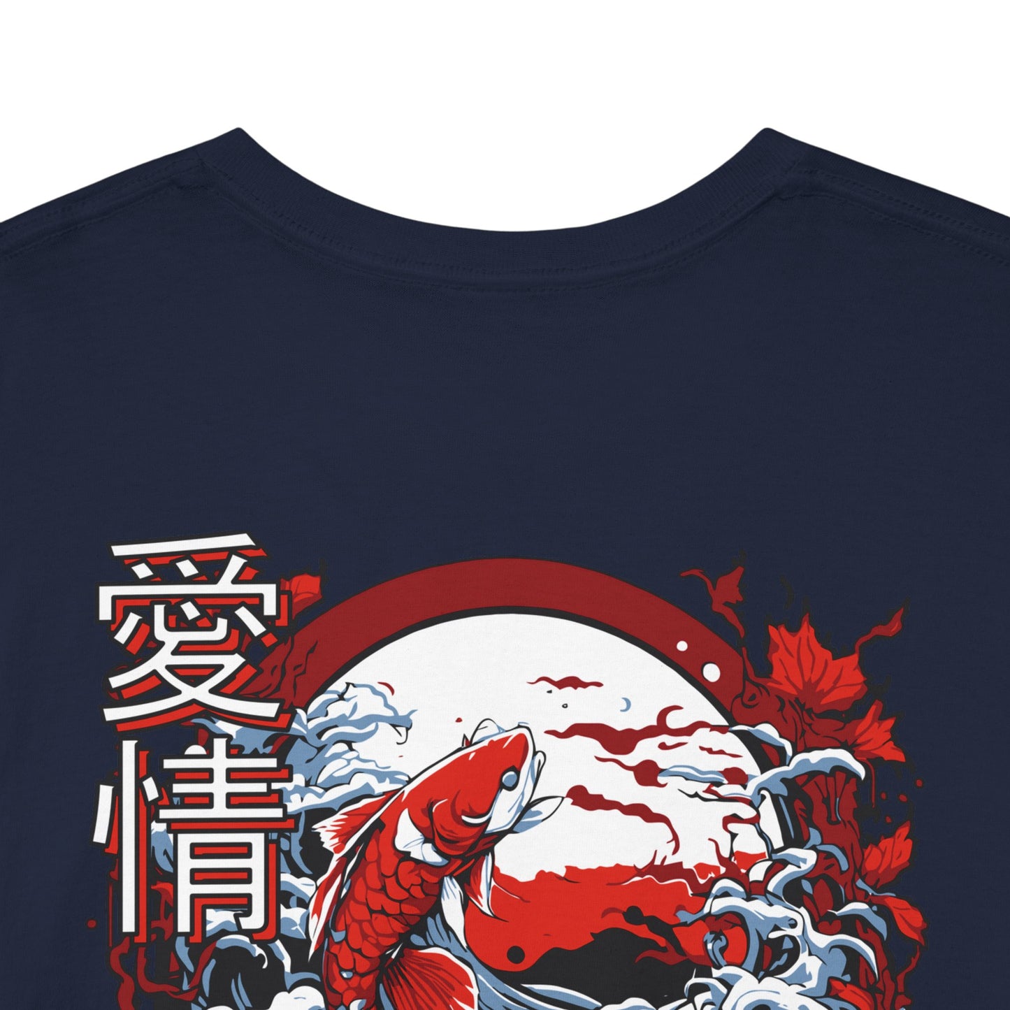 Drippy Tee's Midnight Moon Koi Unisex Heavy Cotton Tee